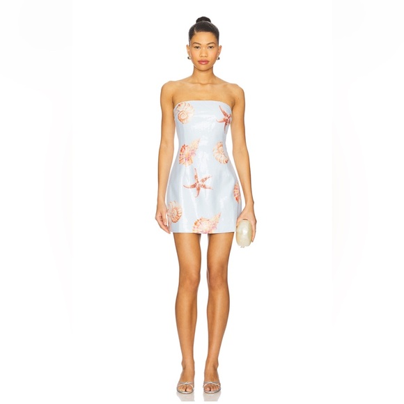 Runaway The Label Dresses & Skirts - Runaway the Label Strapless Sequin Dress in Blue and Pink